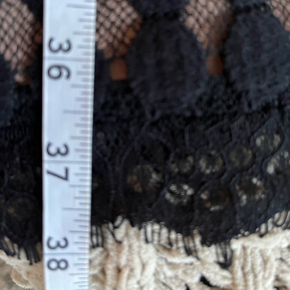 White House Black Market Black Midi Lace Sheath Dress Size 10 12 - Picture 13 of 16